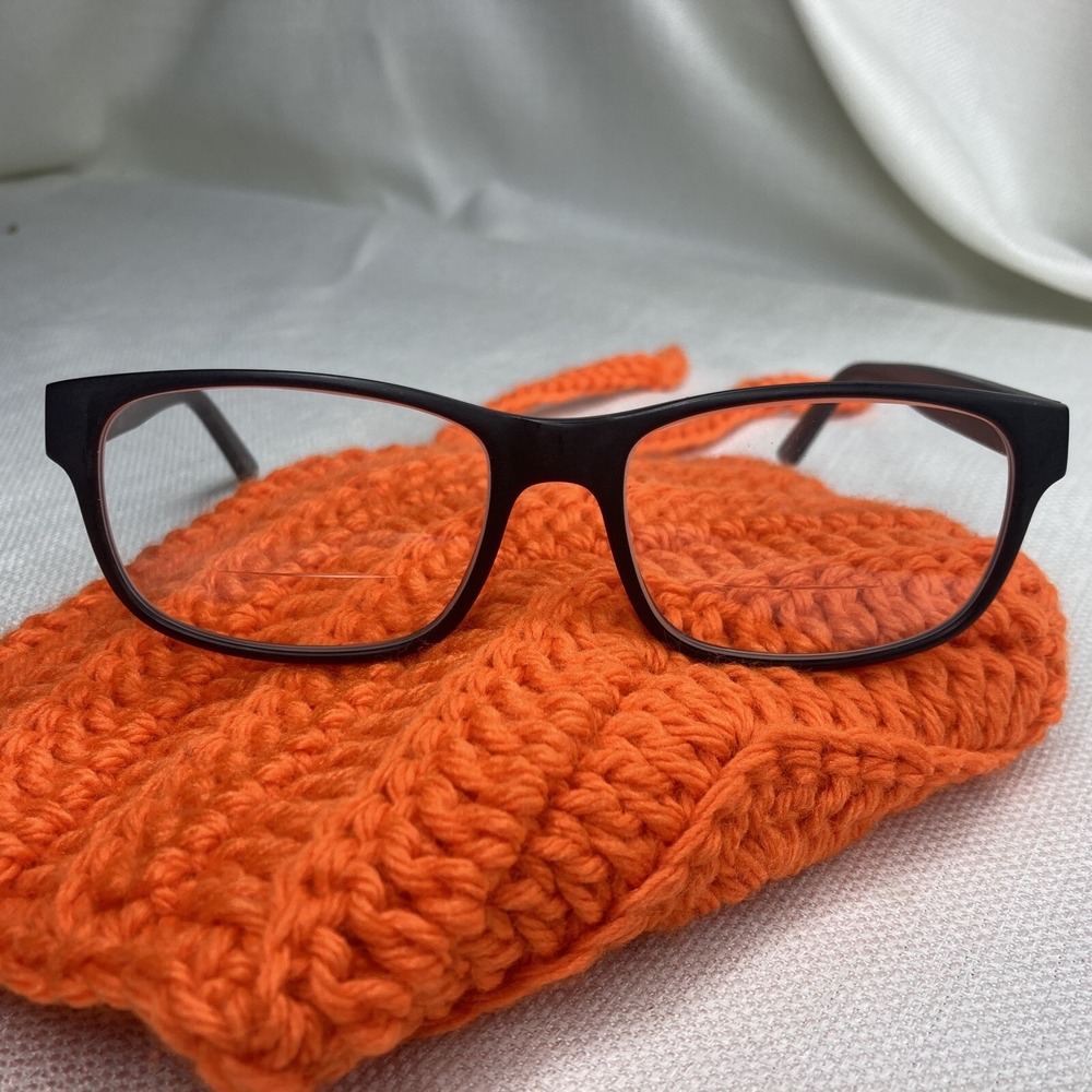 Matte Smoke Black Eyeglasses Frames Retro Rectangular Full Rim Horn Rimmed